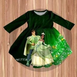 NEW DISNEY'S TIANA CHRISTMAS/WINTER DRESS
